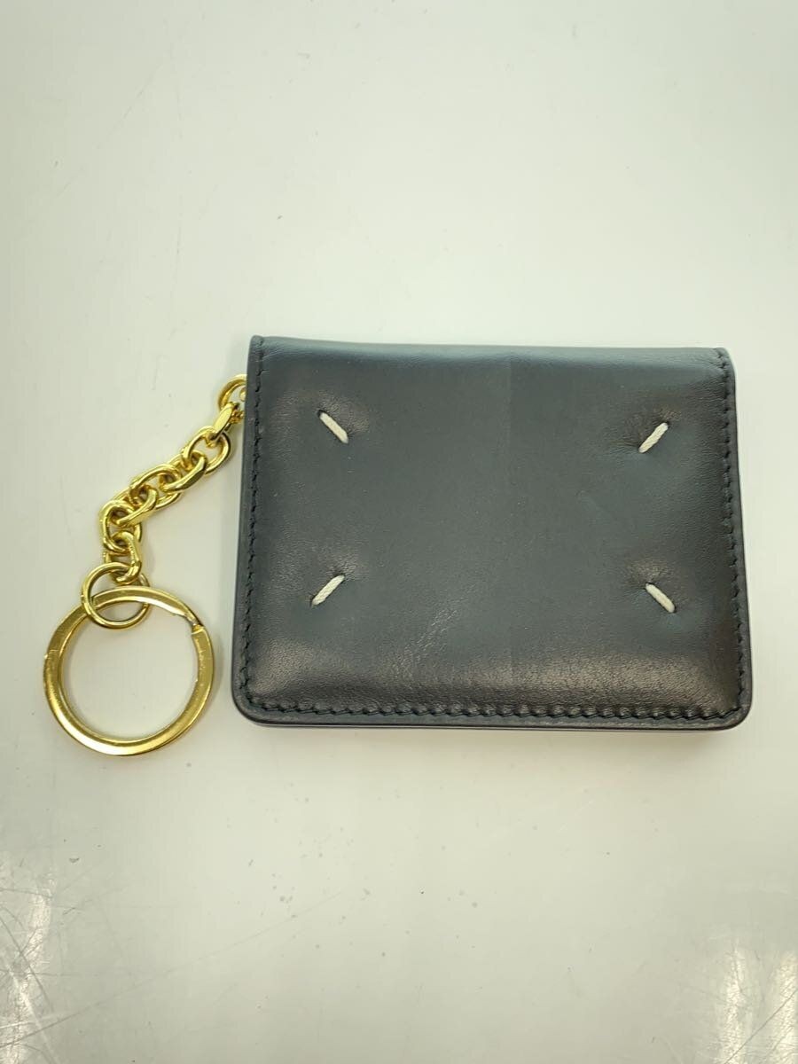Maison Margiela S56UI0128 Card Case Key Ring Leather Black