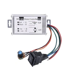 DC Motor Speed Controller,Brush Motor Driver Controls Module DC 9V-60V 12V 24V 3