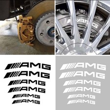 6x AMG Brake Caliper Sticker Decal Heat Resis...