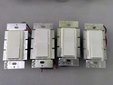 Lutron Diva DVLV-603P-Light Almond  Dimmer-3 Way. Lot Of 4 PCs. #L05-14