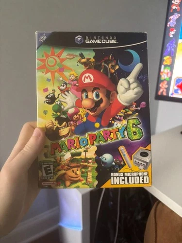 Mario Party 6 Nintendo GameCube Big Box Complete In Box (MISSING MICROPHONE)