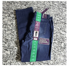 Gloria Vanderbilt Amanda Slimming Stretch Tapered Jeans Blue Portland Wash