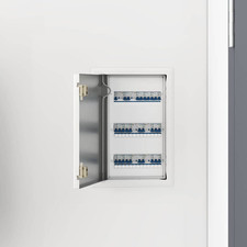 Access Panel White 20x30cm Steel Matte Powder-Coated Weatherproof Lockable 140°