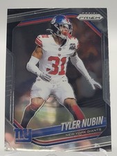 2025 PRIZM TYLER NUBIN FOOTBALL CARD GIANTS NFL 250 panini 