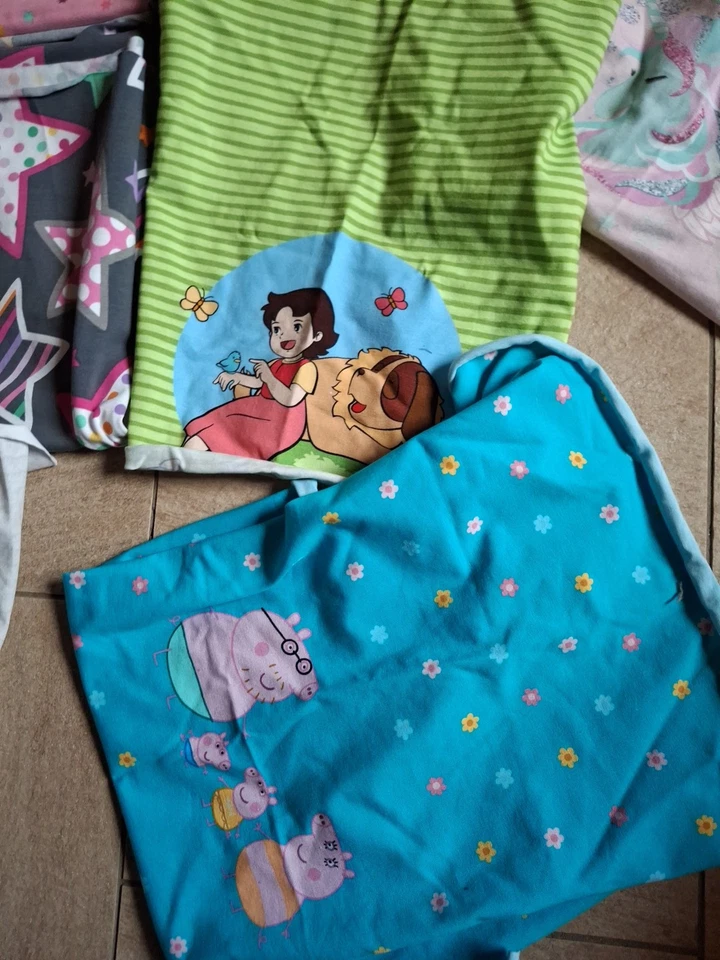 Stoffpaket Mädchen Jersey Psnele Einhorn Stoffwelten Heidi Peppa - Bild 2 von 4
