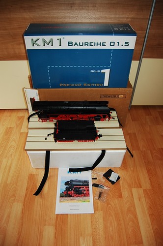 seltene große KM1 100157 Spur 1 BR 01.5 Dampflokomotive der DR BN 01 0503-1 OVP