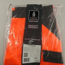 Mascot Maitland Safe Light Workwear Trousers Orange Black Mens 38.5W 32L New