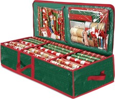 Gift Wrapping Paper Organizer Storage - 40" Gift Wrap Storage Containers with I