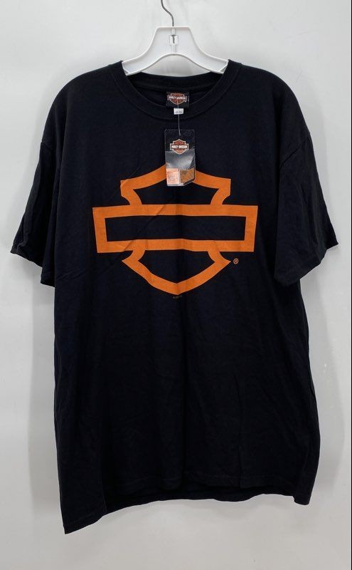 Motor Harley-Davidson Cycle Men's Black T-shirt - Size L NWT