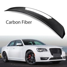Fit For Chrysler 300 300s 300c 2011-2023 Carbon Fiber Rear Spoiler Trunk Wing