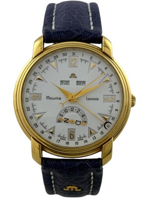 Maurice Lacroix Les Méchaniques Triple Date Automatik mit Box, funktioniert