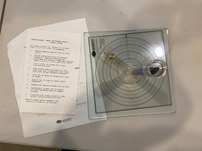 Creative Memories Adjustable Circle Cutter: Glass Tray, Template, Rotating Blade