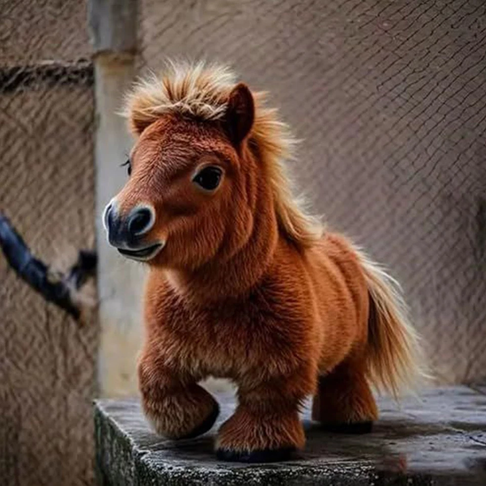 My Realistic Robot Horse, camina, ladra y mueve su cola, peluche Life Like Horse Foto 4 de 4