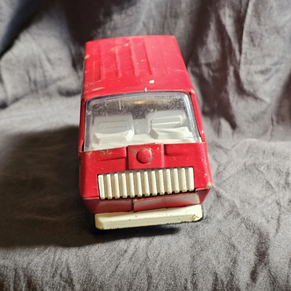 De colección 1973 Original Tonka Pressed Steel The Detroit News Toy Van  Foto 4 de 4