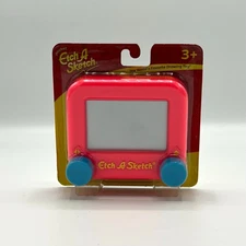 New in Box Pocket Size Pink Ohio Art Etch A Sketch 3.75” X 3.25”