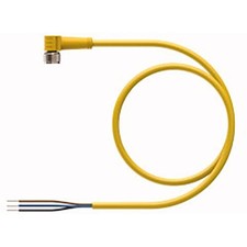 1 pc TURCK PKW 3M-4 Single Ended Cordset, M8 Female to Pigtail, 4 m, PVC, Right
