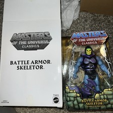 New With Box 2010 MOTUC Battle Armor Skeletor First Run Figure Masters Classics