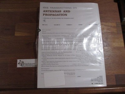 IEEE Transactions on Antennas and Propagation (Vol 63 , No 5, May 2015) IEEE :