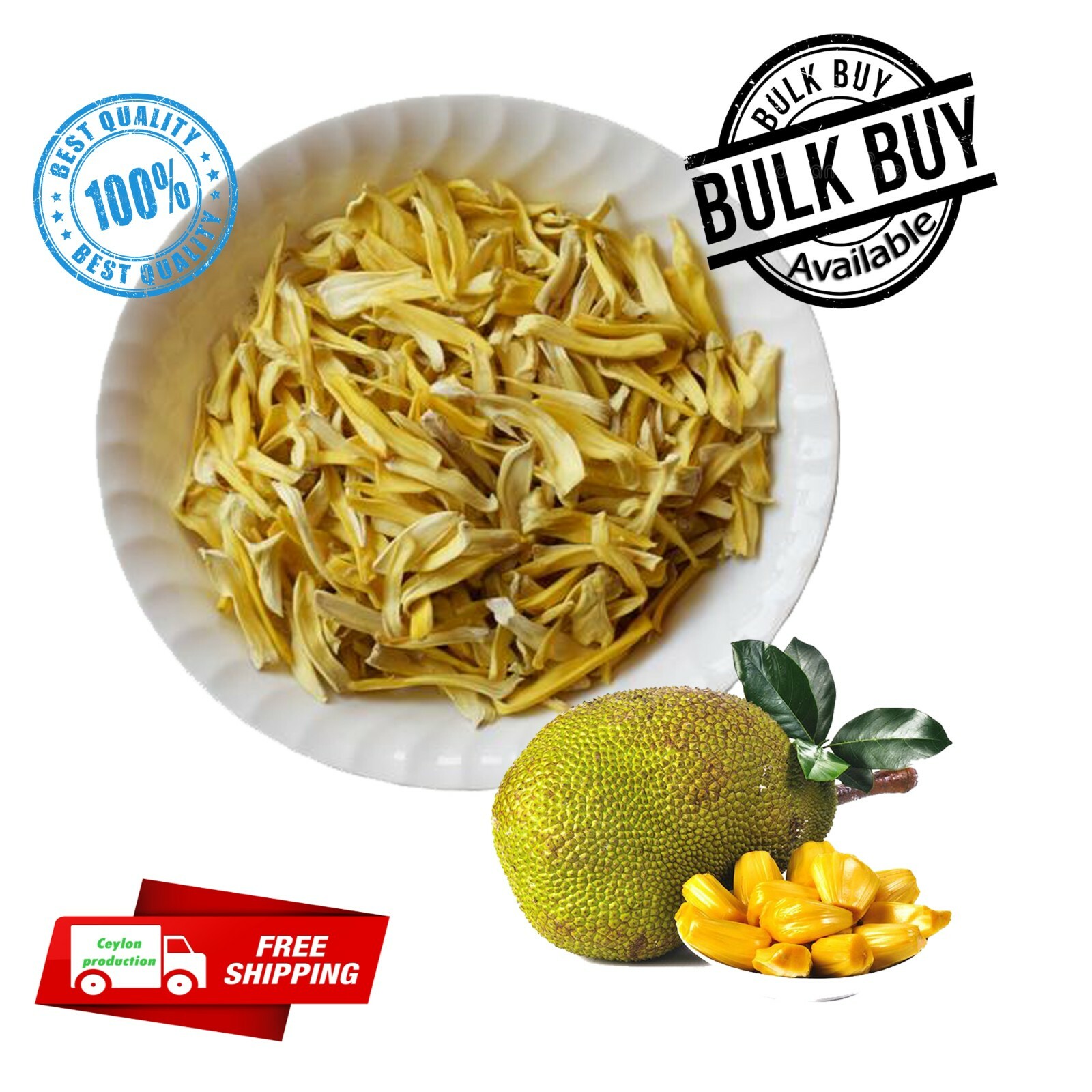 Chips/rebanadas de frutas Jack orgánicas secas Sri Lanka Natural Forest Garde...