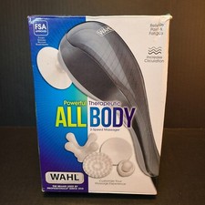 Wahl Masajeador Personal Todo el Cuerpo Potente 2 Velocidades Terapéutico Vibratorio 4120