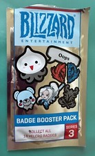 Opened Blizzard Badge Booster Pack - Series 3
