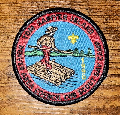 Denver Area Council Colorado CO 1990 Tom Sawyer Cub Scout Day Camp BSA Patch