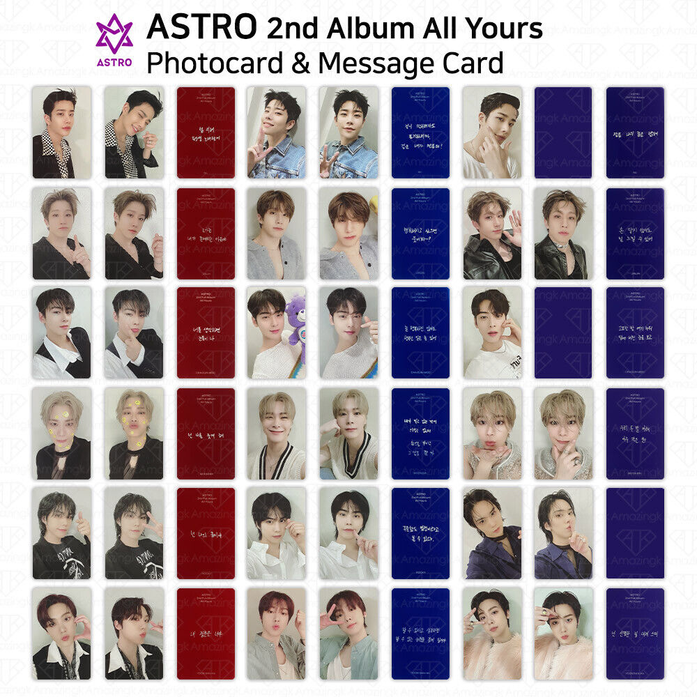 ASTRO ALL  YOURS タワレコ　トレカ　セットver ウヌ　MJ