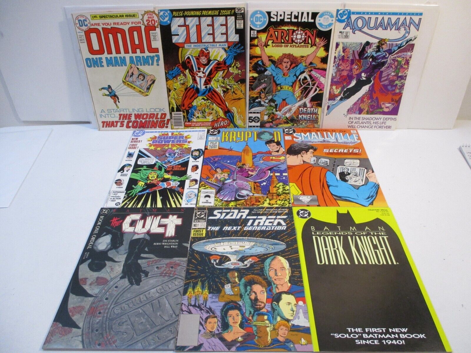 Batman, Omac, Superman & More DC Comics 1970's - 1980's #1 Issue Bundle