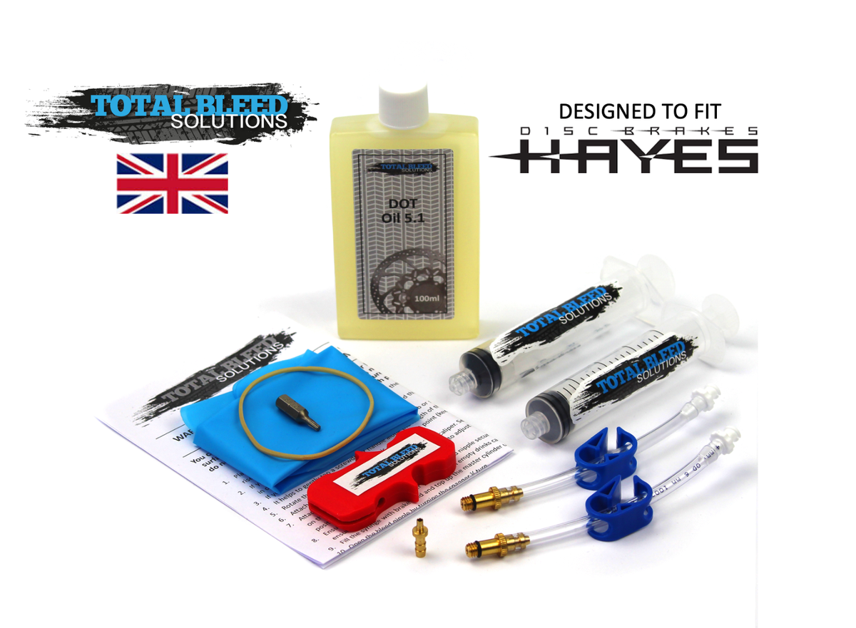 TBS Brake Bleed Kit for Hayes DOT Oil Sole HFX Carbon
