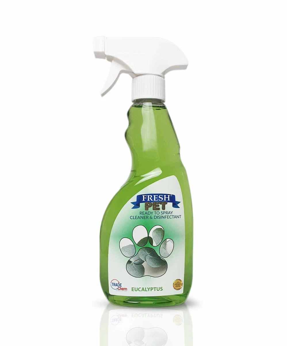 Dog Cat Cleaner Paw Safe Anti Bacterial 500ml Spray Eucalyptus Fresh Pet