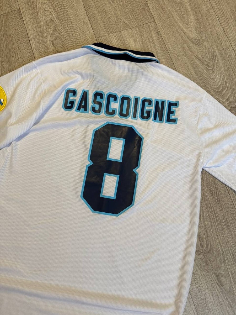 Retro Umbro England Gascoigne #8 Soccer jersey | eBay