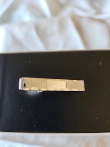 Wonderful Monogrammable Vintage Anson Sterling Tie Bar ***WOW***