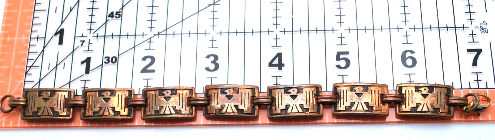 THUNDERBIRD Native American Indian Solid Copper  … - image 3