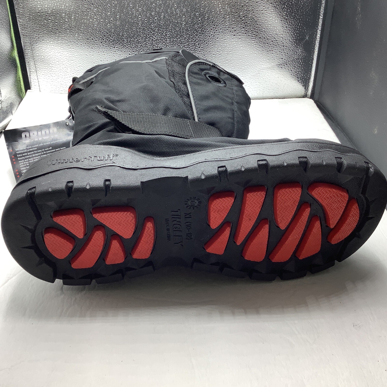 Tingley Orion XT snow Over boots, Men's XL, RT BOOT ONLY (1) Rubber XL 10-12