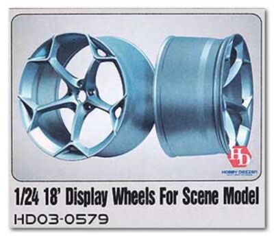 Hobby Design 1/24 Display 18 Inch Wheelset Scene Model HD03-0579
