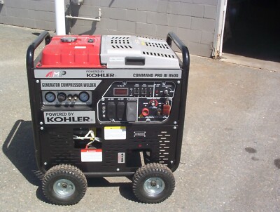 3 in one 5 kw generator 200 amp welder with accessories and 120 psi compressor