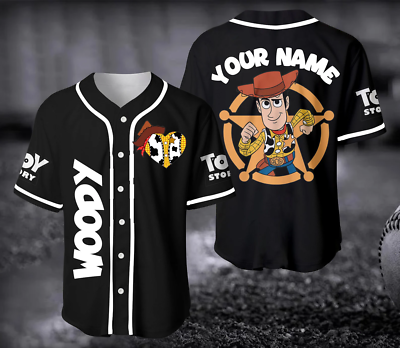 #ad Personalized We Are Never Too Old For Woody Toy Story Baseball Jersey Shirt $27.19