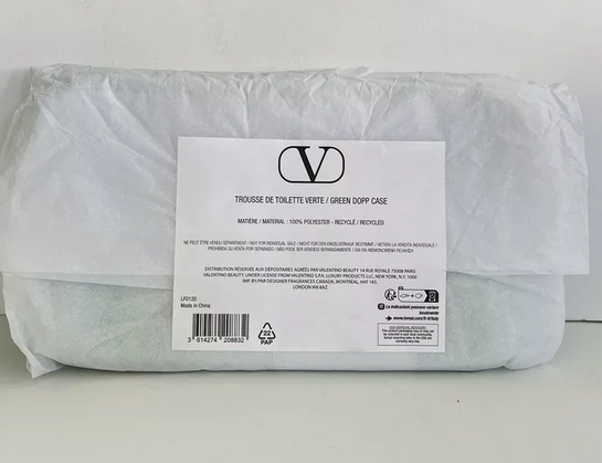 Valentino Fragrance Zip Clutch Green Dopp Case | eBay