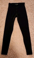 Vintage BETSEY JOHNSON Velvet Leggings Black S