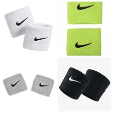 Nike Swoosh Set of 2 Wristbands Brand New 12 Different Colors To Choose From