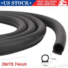 Car Door Rubber Weather Seal Hollow Strip Universal Weatherstrip D-shape