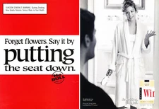 WINSTON CIGARETTE 2 PG AD #10 RARE ~ NO DATES PRINTED ~ VINTAGE OUT OF PRINT 