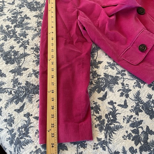 Talbots Pink Corduroy Blazer With Pockets - Plus Size Women’s 20 - Picture 9 of 12