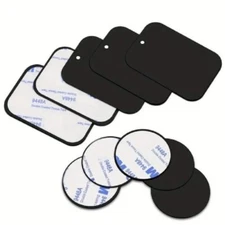 2-100 Metal Plates Adhesive Sticker Replace For Lot Magnetic Car Phone Holder