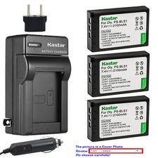 Kastar Battery AC Travel Charger for Olympus BLS-1 PS-BLS1 Olympus E-450 Camera