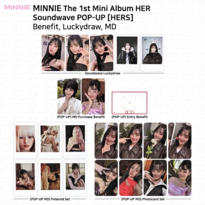 MINNIE 1st Mini Album HER Soundwave POP-UP HERS MD Benefit