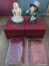 2 Dept 56 Candle Crown Collections ALICE IN WONDERLAND + MAD HATTER 50028 50003
