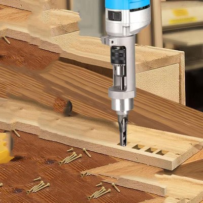 Square Hole Drill Bit Adapter Mortising Attachment Durable Mortise Tool