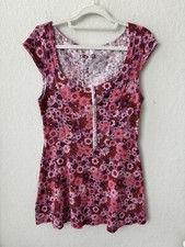 Urban outfitters Juliette Seamed Floral Mini Dress SZ L