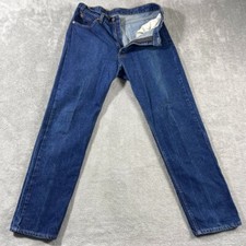 VTG Levi's 505 Orange Tab Jeans USA 20505-0217 Men's 36x33 R Blue Straight